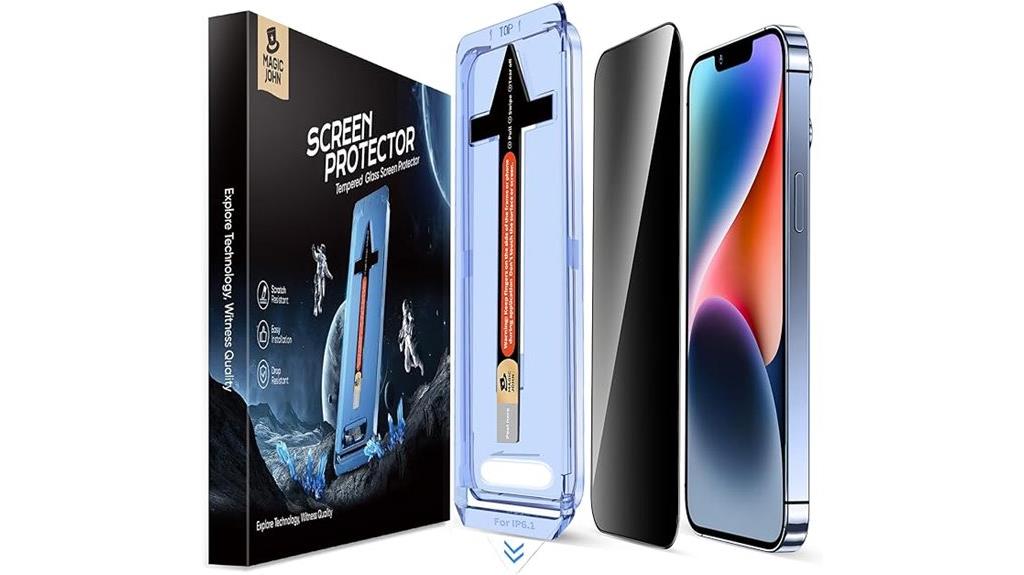 two pack privacy screen protectors