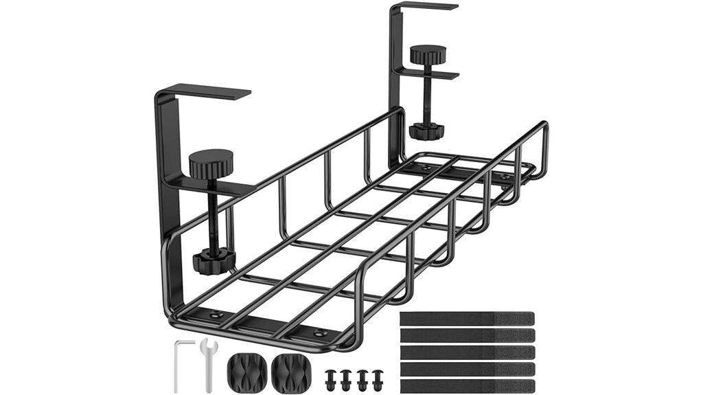under desk cable organizer