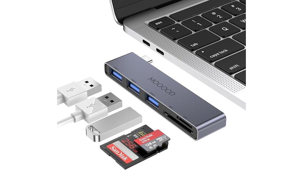 versatile usb c card reader