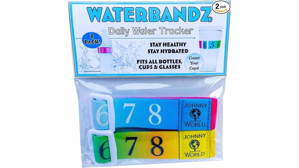 water hydration tracking bands