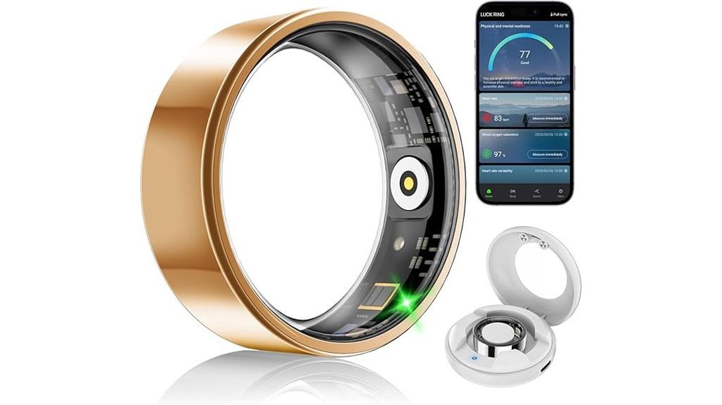 waterproof fitness tracker ring