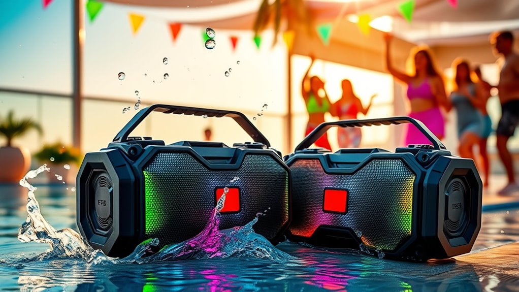 waterproof portable durable sound