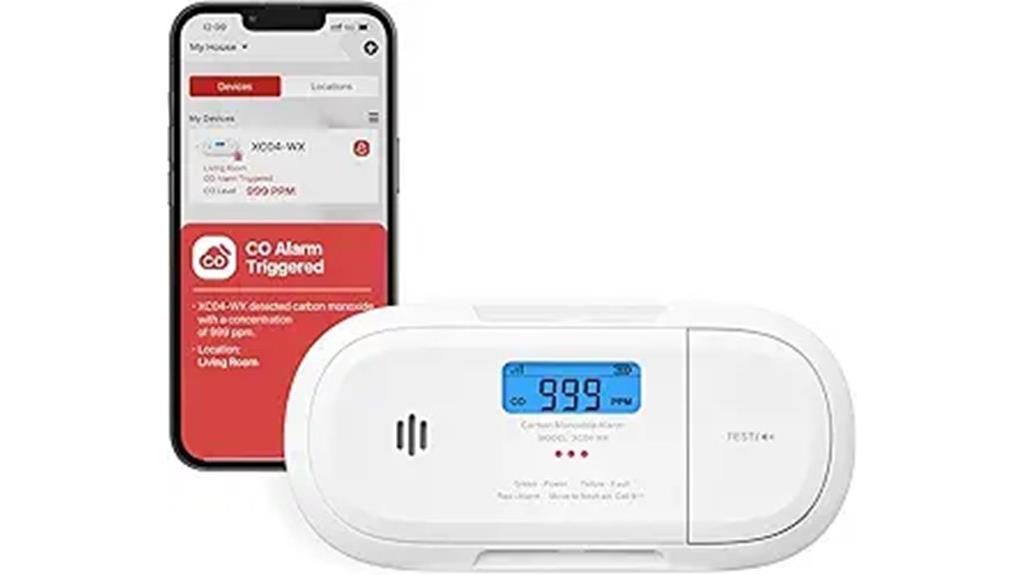 wi fi app carbon detector