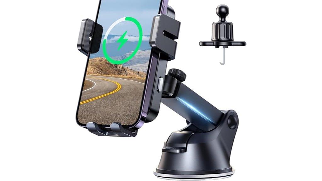 wireless car charger mount