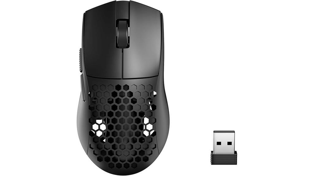 wireless honeycomb gaming mouse