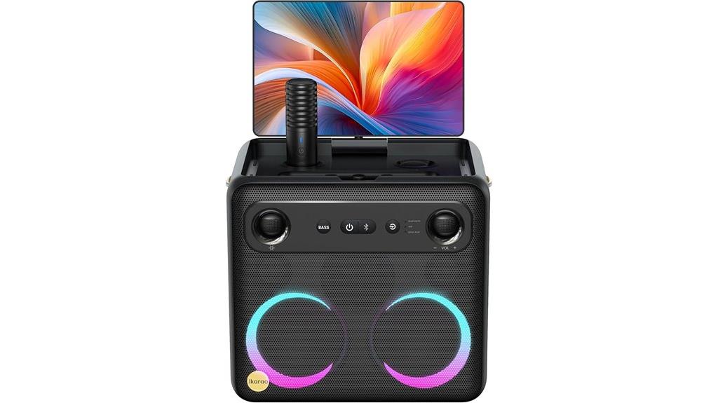 wireless karaoke machine storage