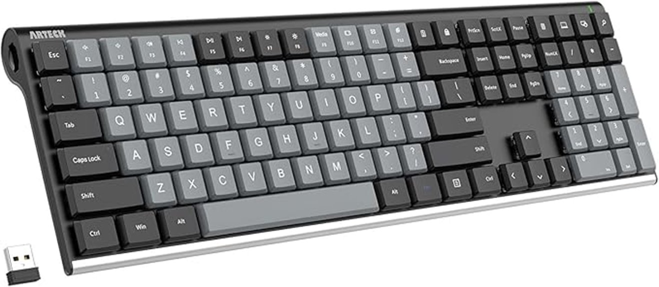 wireless mechanical keyboard features
