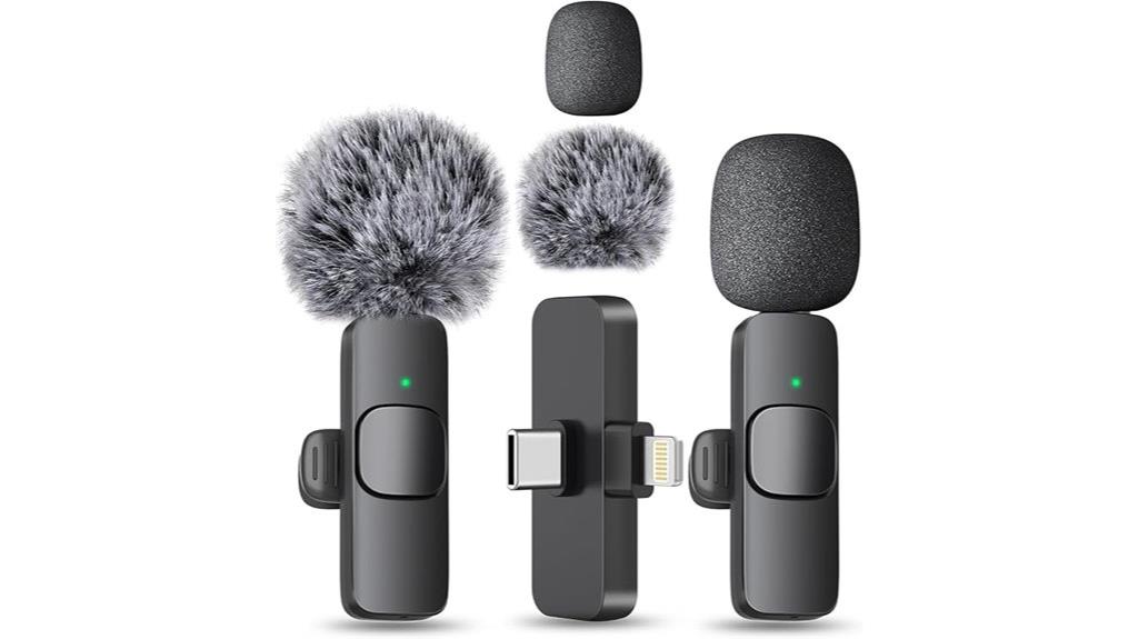 wireless mini lapel microphone