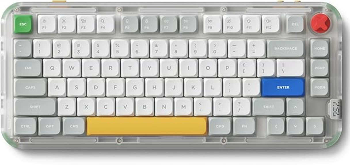 wireless rgb hot swappable keyboard