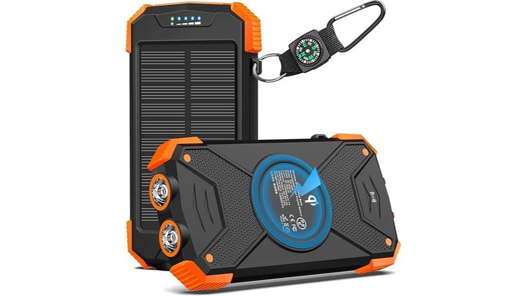 wireless solar power bank