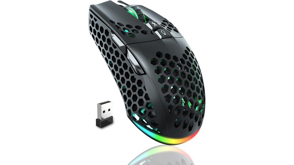 wireless wired gaming mouse