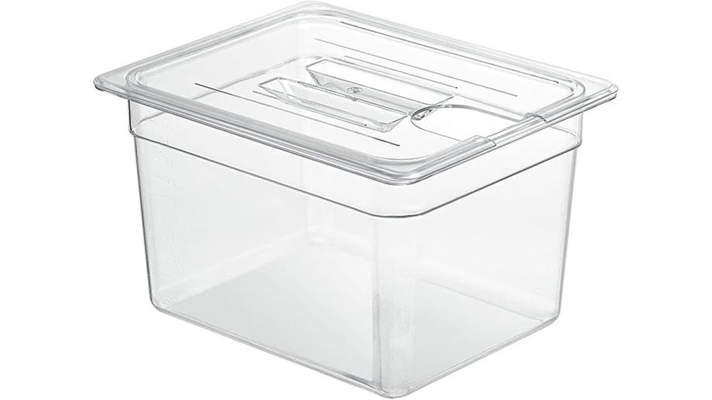 11 liter sous vide container