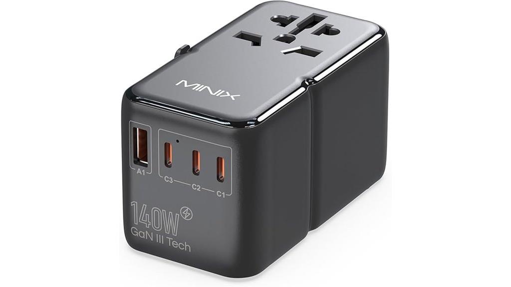 140w universal travel adapter