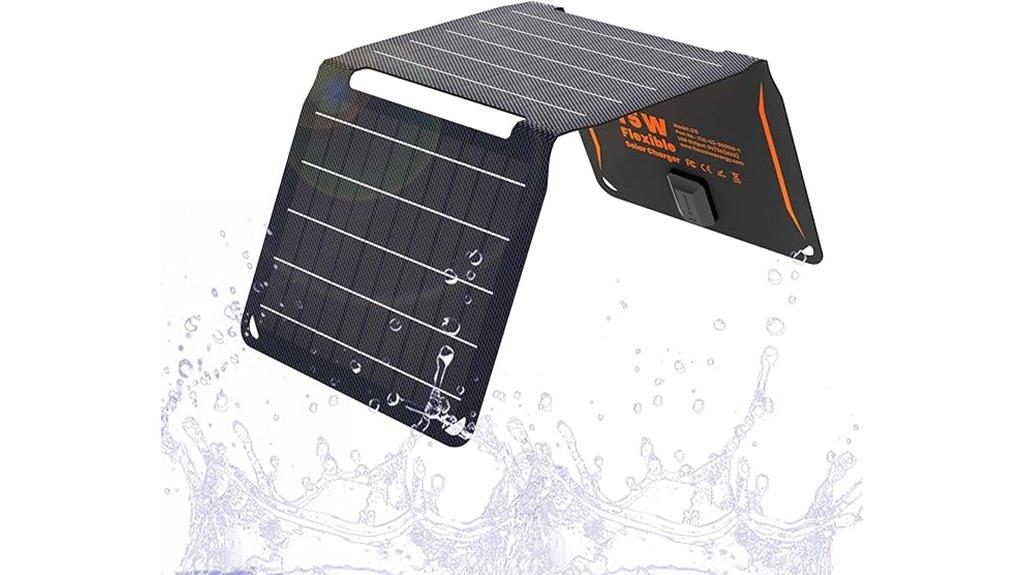 15w foldable solar charger