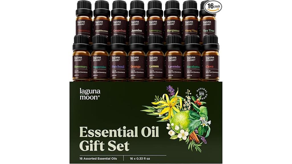 16 piece aromatherapy oil set