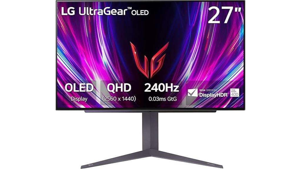 27 inch oled gaming monitor