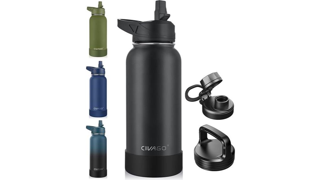 32 oz insulated water bottle