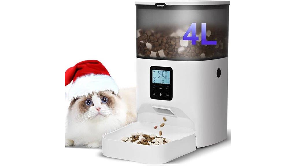 4l voice enabled cat feeder