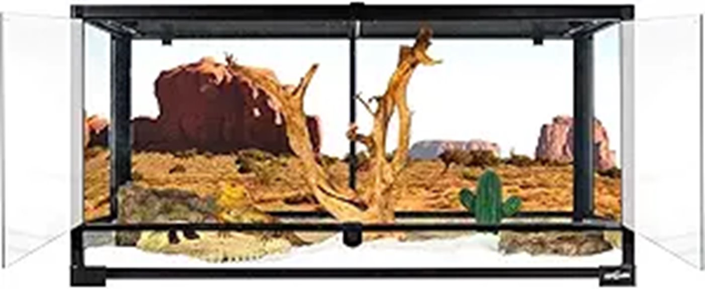 50 gallon reptile glass tank