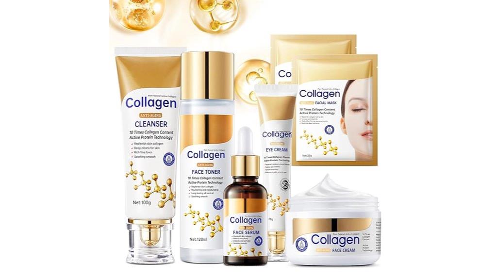 7 piece collagen anti aging set
