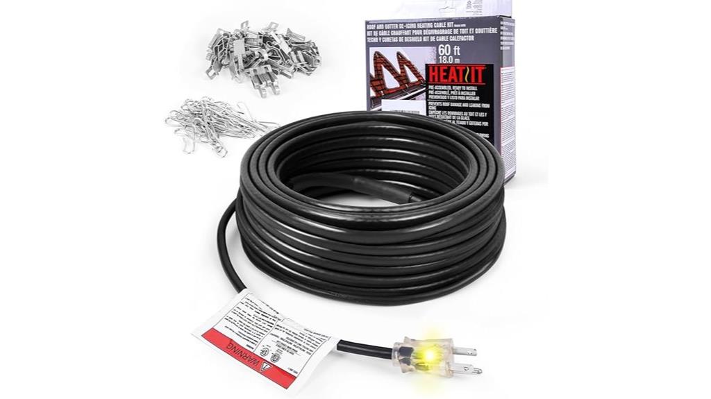 80 foot 5w snow melting cable