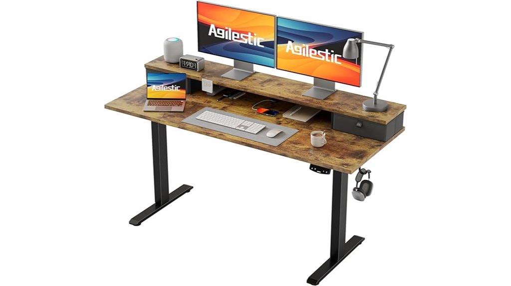 adjustable electric desk