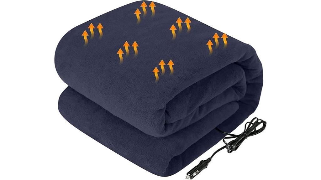 adjustable heated car blanket
