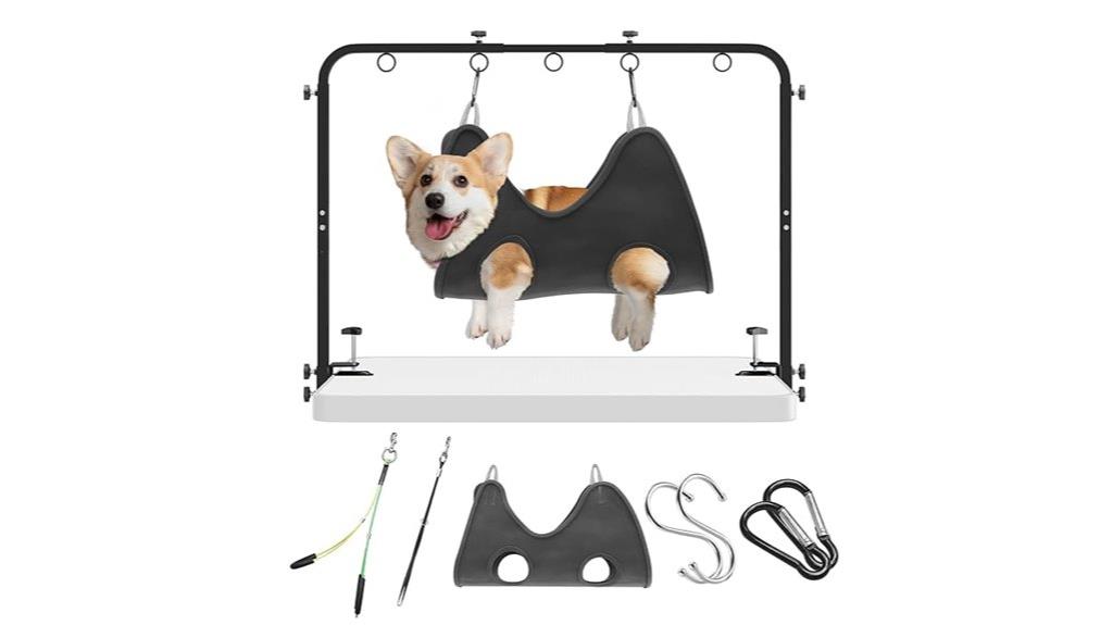 adjustable pet grooming arm