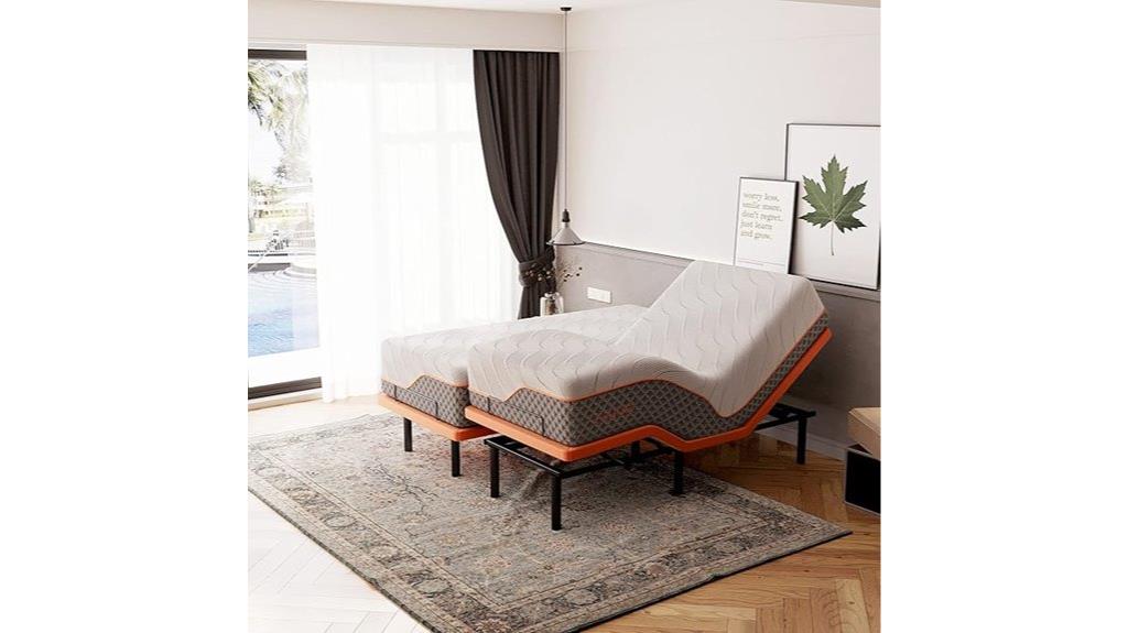 adjustable split king bed