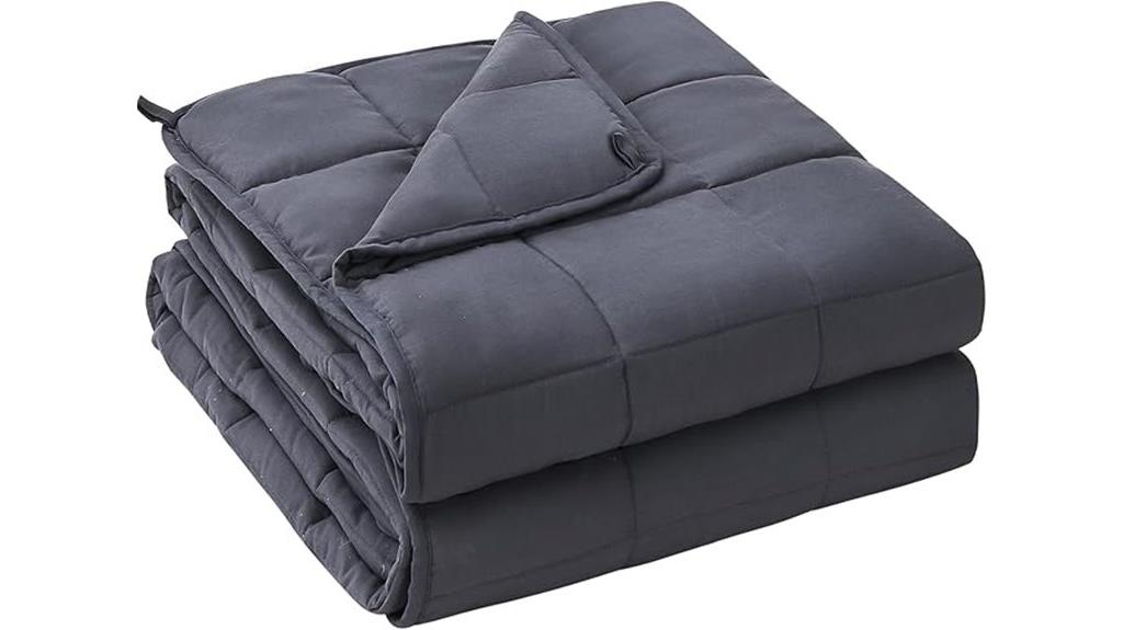 adult grey weighted blanket