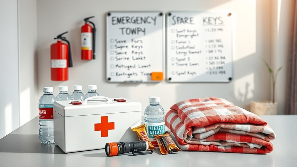 apartment safety and storage