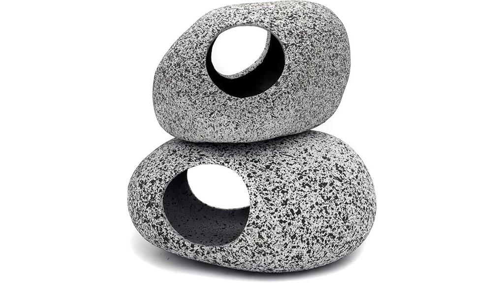 aquarium rocks and shelters