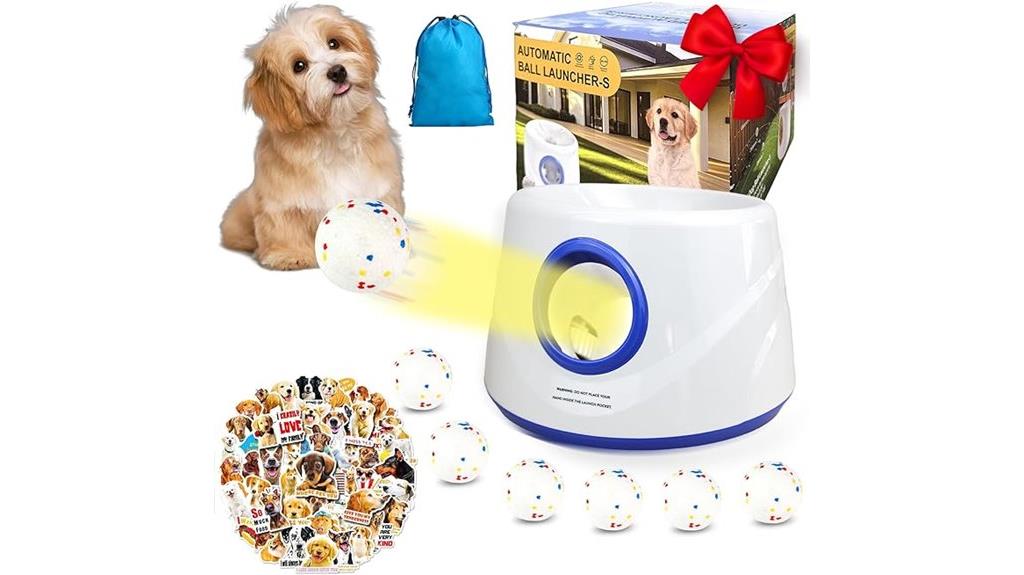 automatic small dog ball launcher