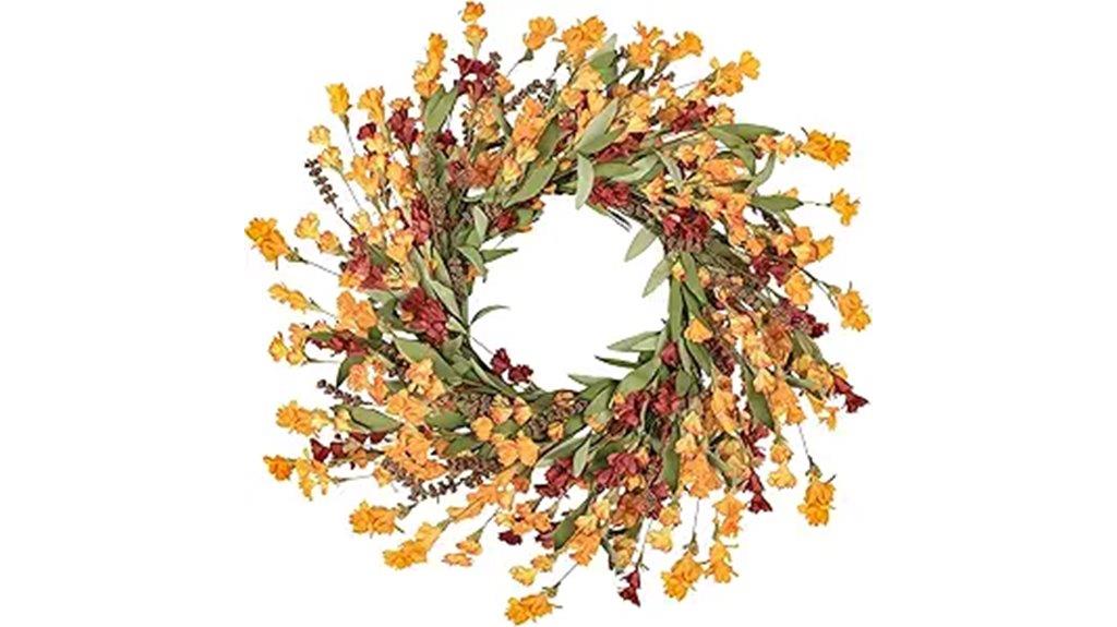 autumn fall door wreath