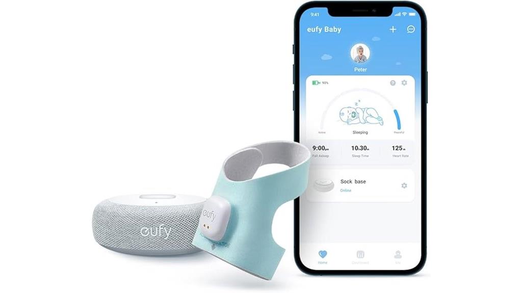 baby monitor with smart sock