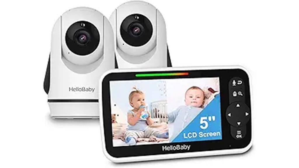 baby monitor with two cameras