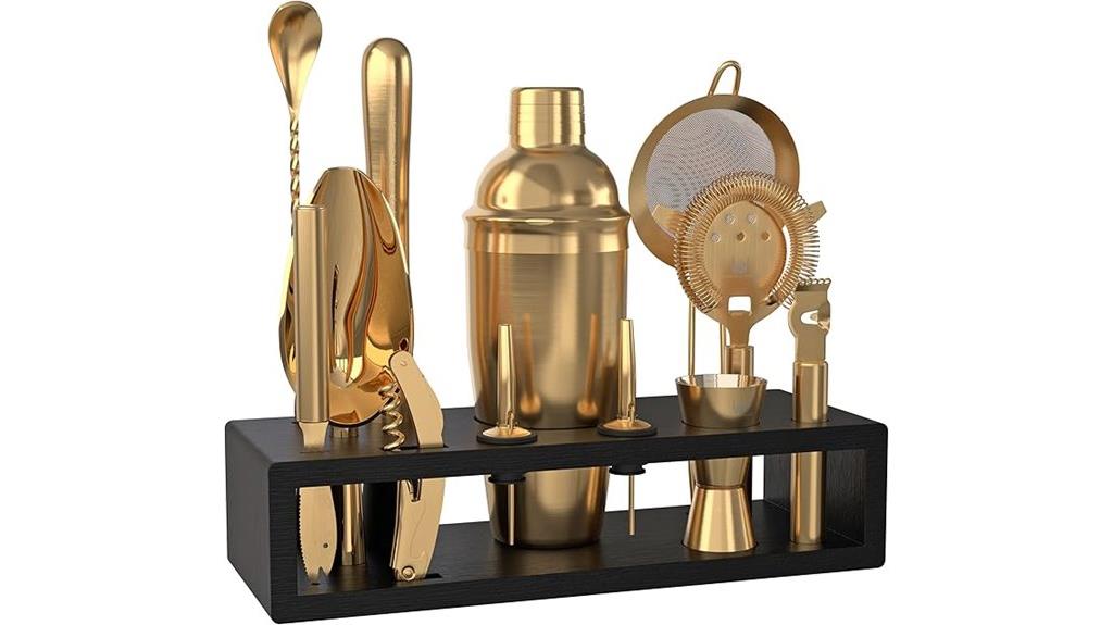 bartending kit with espresso stand
