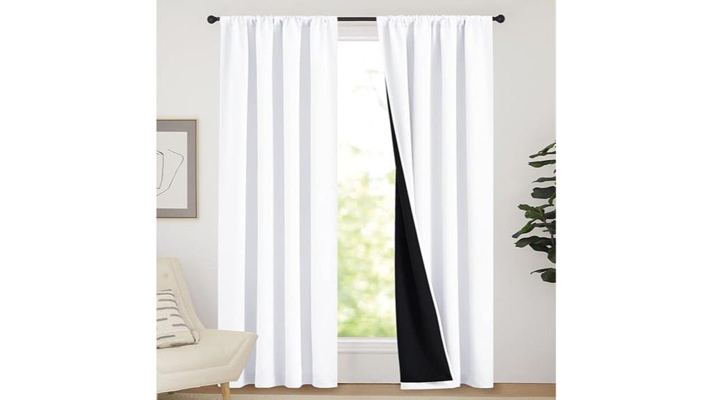 blackout curtain panel set