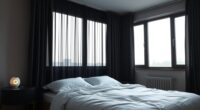 blackout curtains white noise