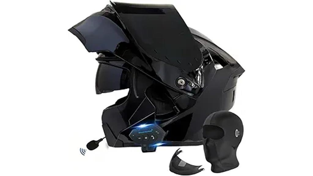 bluetooth motorcycle helmet with speakers