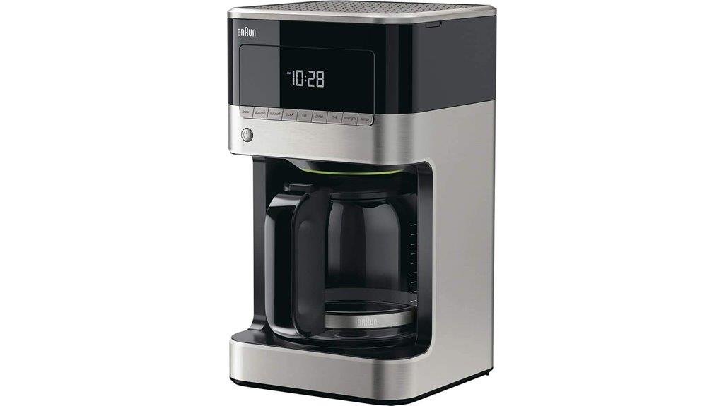 braun 12 cup drip coffee maker