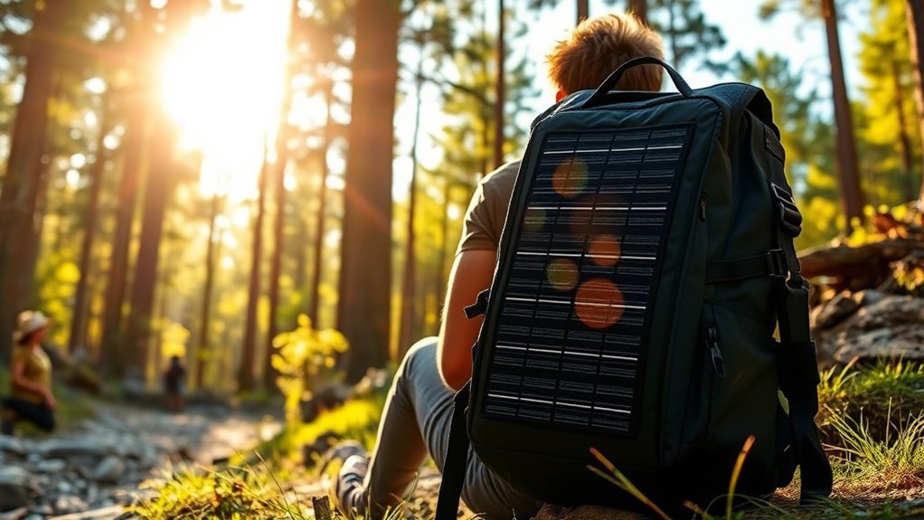 camping gear solar features