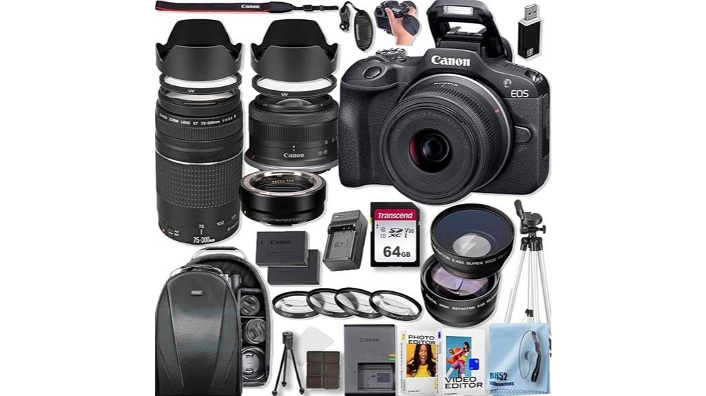 canon r100 camera kit