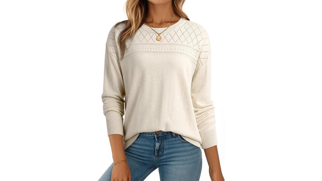 casual wool sweater for women