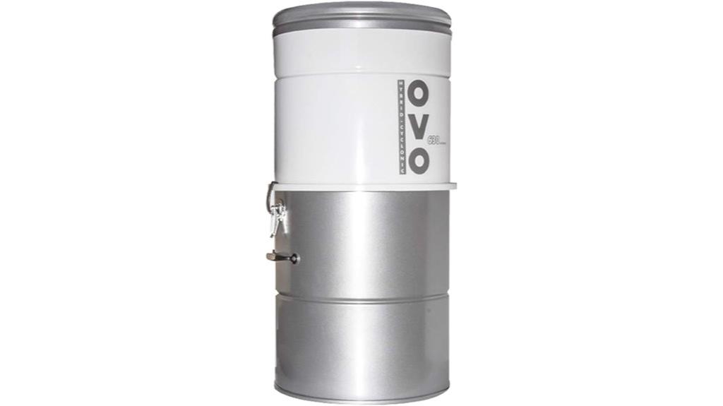 central vacuum power 630 airwatts