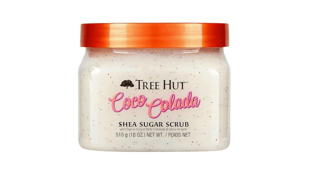 coconut pineapple shea scrub