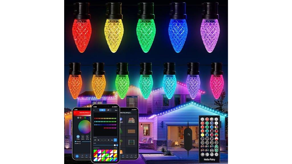 colorful outdoor christmas lights