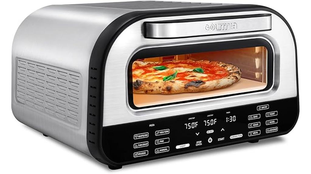 compact countertop pizza oven
