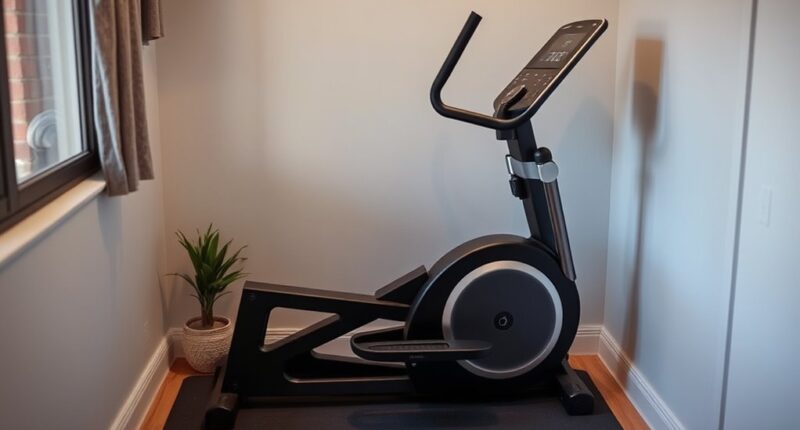compact elliptical workout options