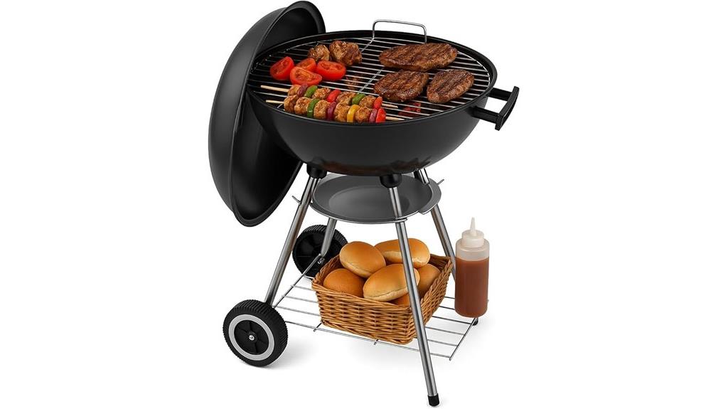 compact portable charcoal grill